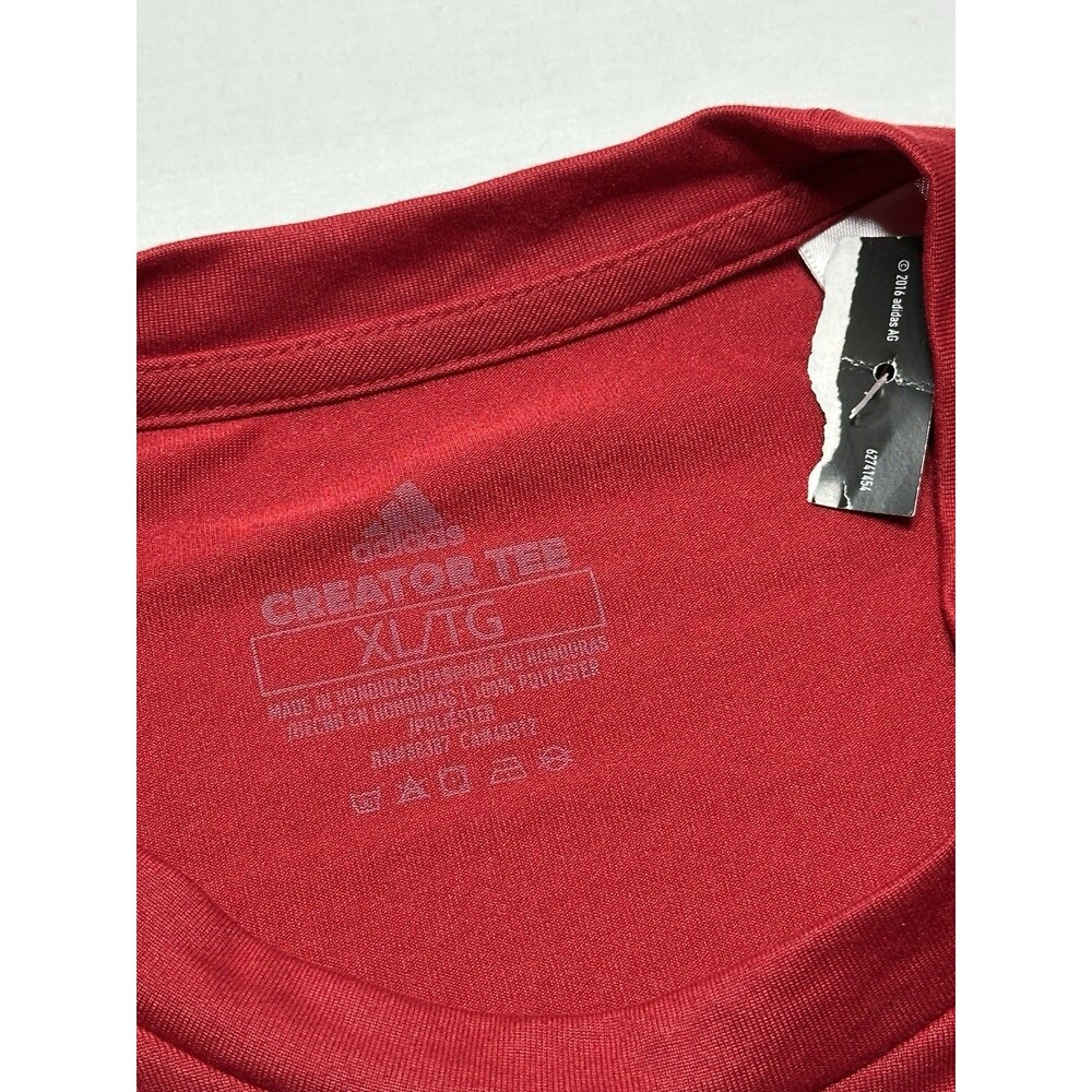 Indiana Hoosiers Hoops Adidas Shirt Mens XL Red Basketball Aeroready IU NCAA - Picture 3 of 8